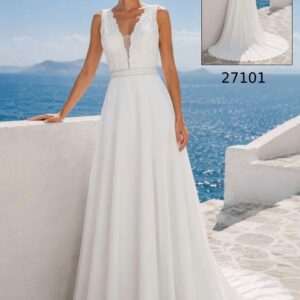 Vestido de novia ALMA & GEMELA. Modelo 27101. Tallas 40 42 44 46.